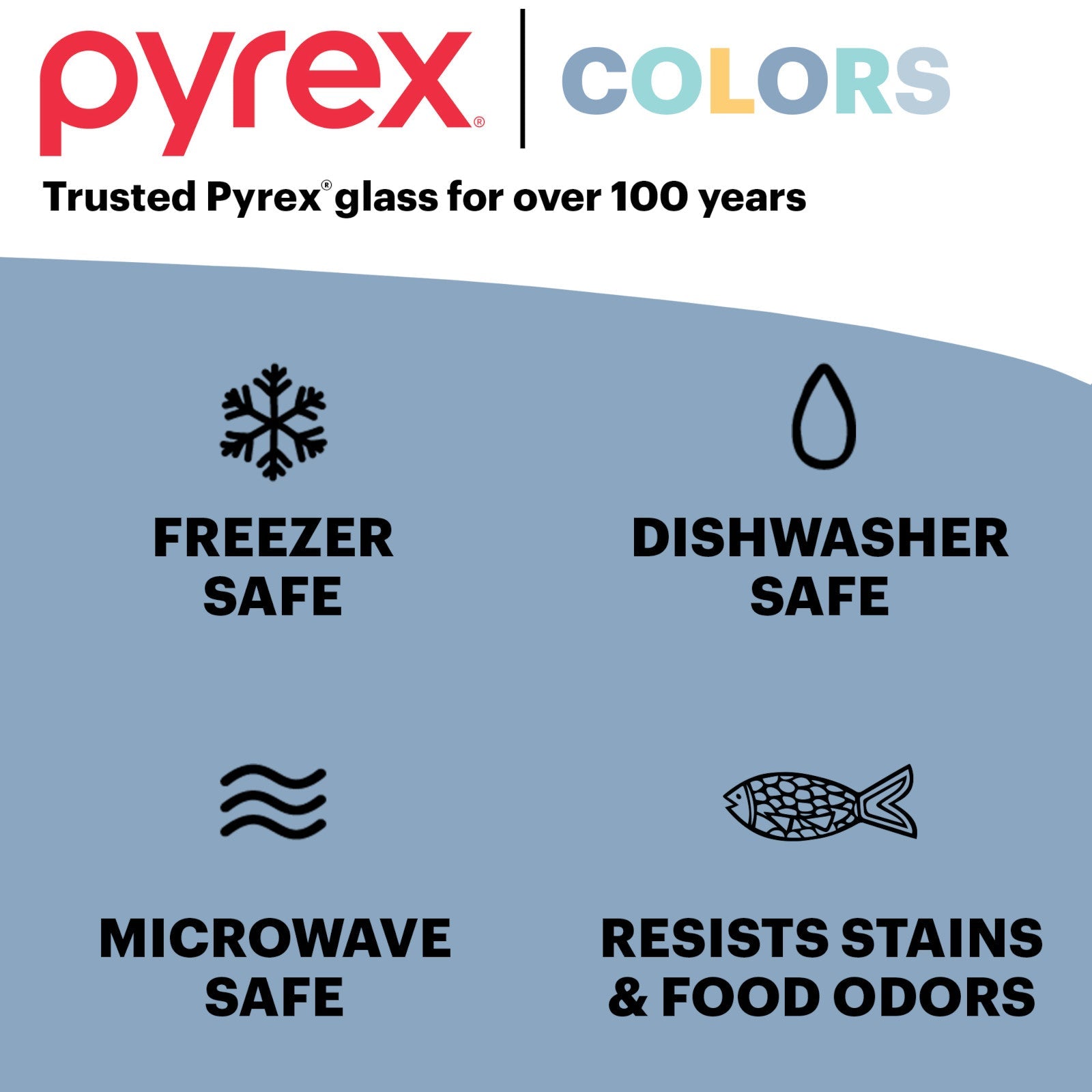 Pyrex® Colors Sculpted Tinted 4-piece Mixing Bowl Value Pack - Image 6